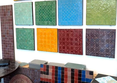 Zellige et Bejmat traditionnels fait main