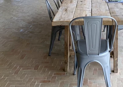 Sol de véranda en Bejmat naturel