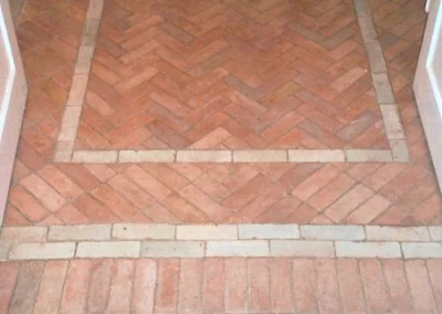 Sol de couloir en bejmat rose