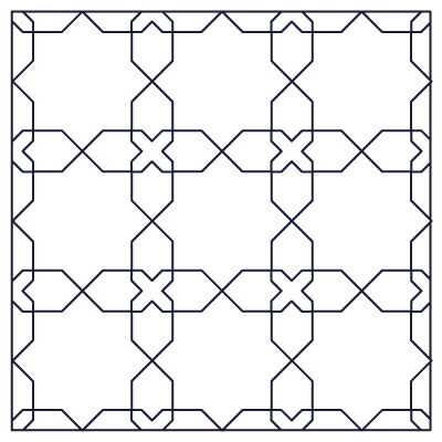 Motif de zellige traditionnel : Fleur de Matécha