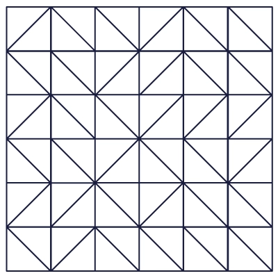 Motif de zellige traditionnel : Triangle