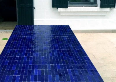 Carrelage Bejmat bleu Roi