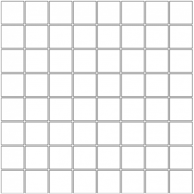 Plan de pose de carreaux 3.5 x 3.5 centimètres