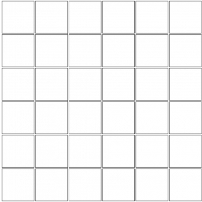 Plan de pose de carreaux 5 x 5 centimètres