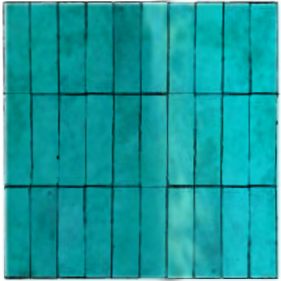 Surface de carrelage rectangle 10x3cm