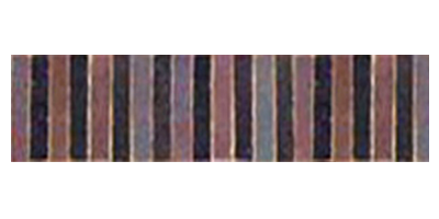 Exemple de frise en "Rayures" de 5 x 1 cm, bicolore