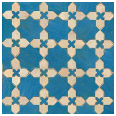 Exemple de surface de carrelage en fleur de Matecha petit modèle