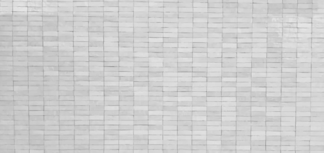 Surface de carrelage zellige de couleur blanc, motif rectangle