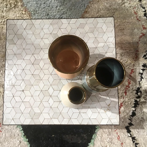 Console en zellige, fabrication sur mesure