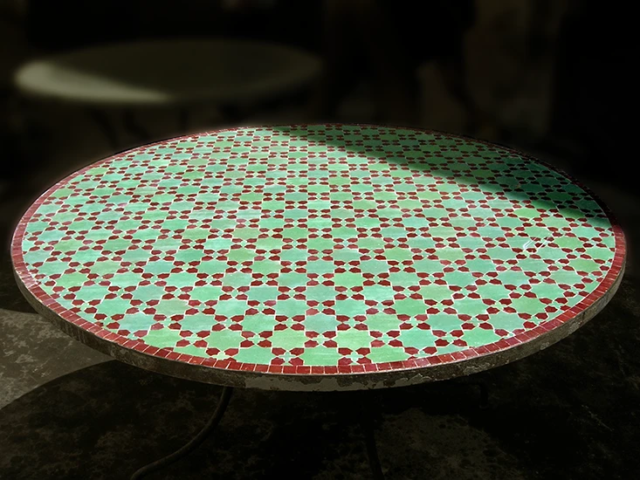 Table basse en zellige fabriquée par Art et Sud déco paris (75)