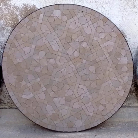 Plateau de table extérieure en Zellige, fabrication et livraison pour Reims (51)