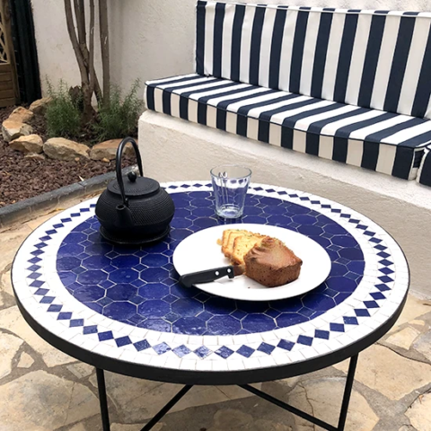 Table en zellige pour véranda (Avignon - 84)