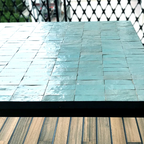 Zellige rectangle vert