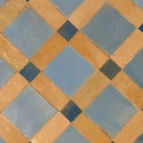 Zellige en motif treillis